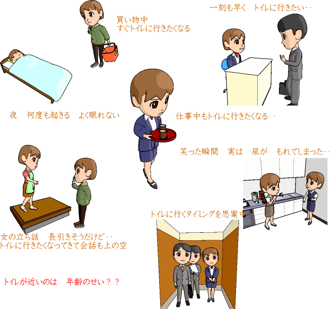 尿失禁 JapaneseClass.jp